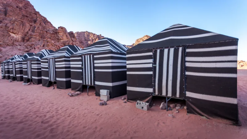 La nostra tenda nel wadi rum