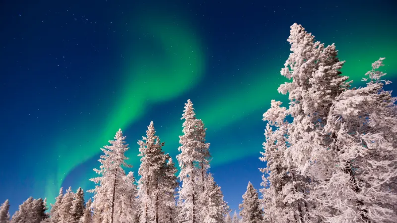 aurora boreale in finlandia