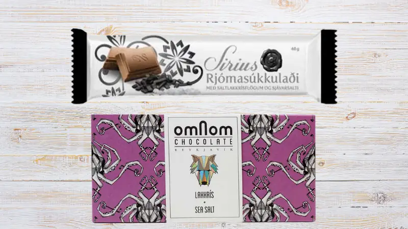 cioccolata e liquirizia islandese