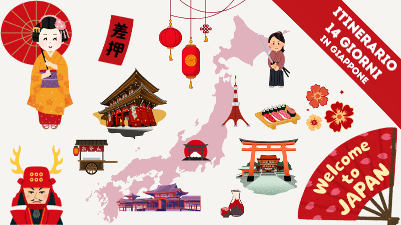 itinerario 14 giorni giappone