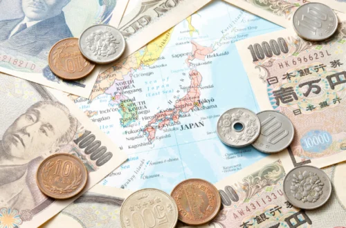 yen e cartina giappone