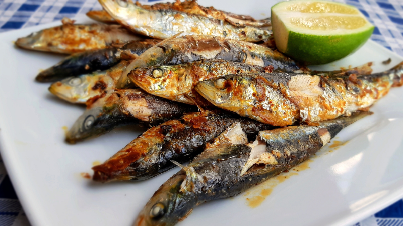 Sardinhas assadas