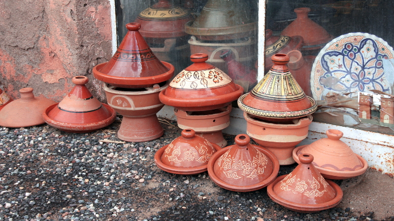 tajine in terracotta marocchino