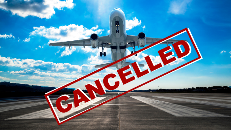 volo cancellato: cosa fare