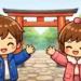 etichetta nei santuari giapponesi torii temizuya