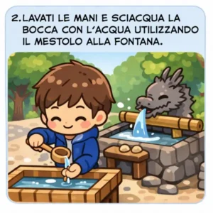 etichetta nei santuari giapponesi step 2